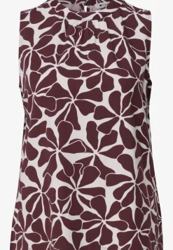 Top mit Rundhals und Print