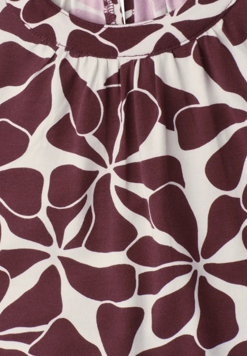 Top mit Rundhals und Print