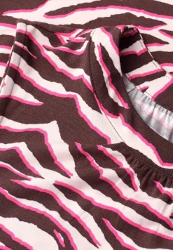 Top mit Rundhals und Print