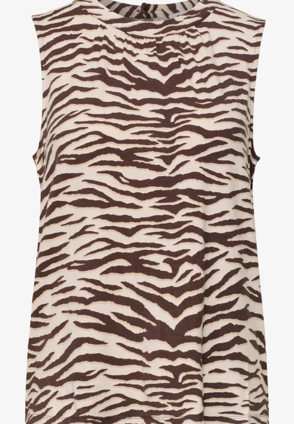 Top mit Rundhals und Print