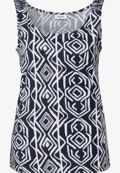 Top mit Smok-Details