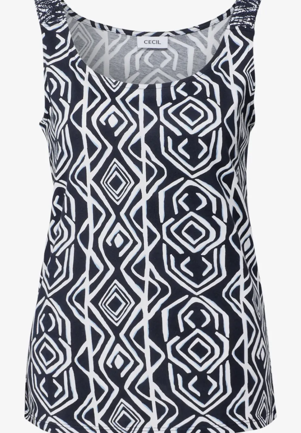 Top mit Smok-Details