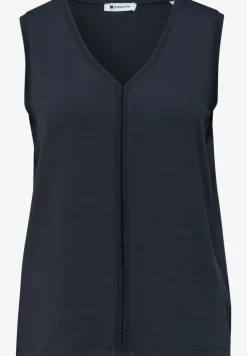 Top mit V-Neck und Crochet-Tape