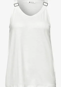 Top mit V-Neck und Deko-Detail