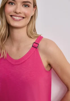 Top mit V-Neck und Deko-Detail
