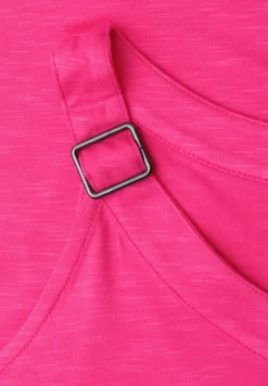 Top mit V-Neck und Deko-Detail