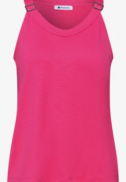 Top mit V-Neck und Deko-Detail