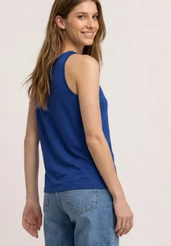 Top mit V-Neck und Deko-Detail