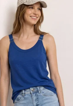 Top mit V-Neck und Deko-Detail