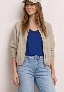 Top mit V-Neck und Deko-Detail