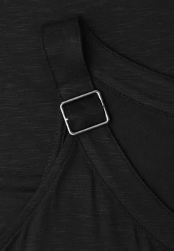 Top mit V-Neck und Deko-Detail