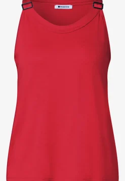 Top mit V-Neck und Deko-Detail
