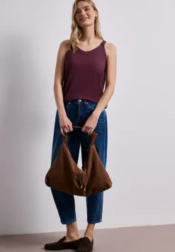 Top mit V-Neck und Deko-Detail