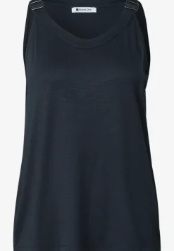 Top mit V-Neck und Deko-Detail