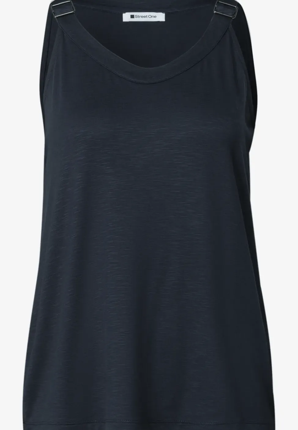 Top mit V-Neck und Deko-Detail