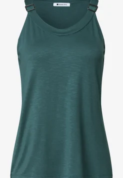 Top mit V-Neck und Deko-Detail