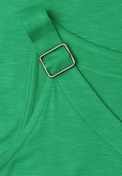 Top mit V-Neck und Deko-Detail