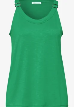 Top mit V-Neck und Deko-Detail
