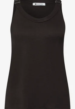 Top mit V-Neck und Deko-Detail