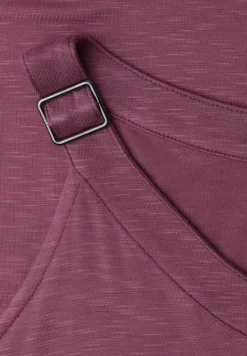 Top mit V-Neck und Deko-Detail