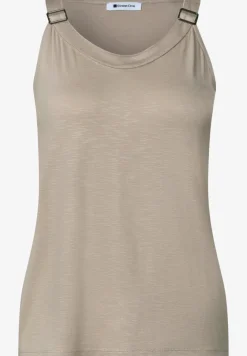 Top mit V-Neck und Deko-Detail