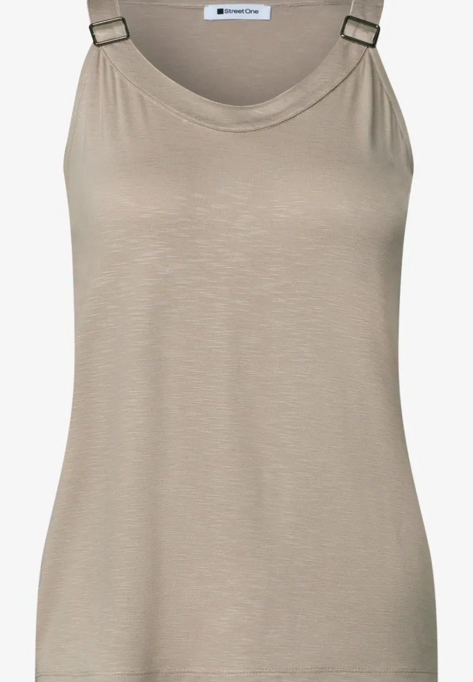 Top mit V-Neck und Deko-Detail