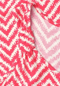 Top mit V-Neck und Knotendetail