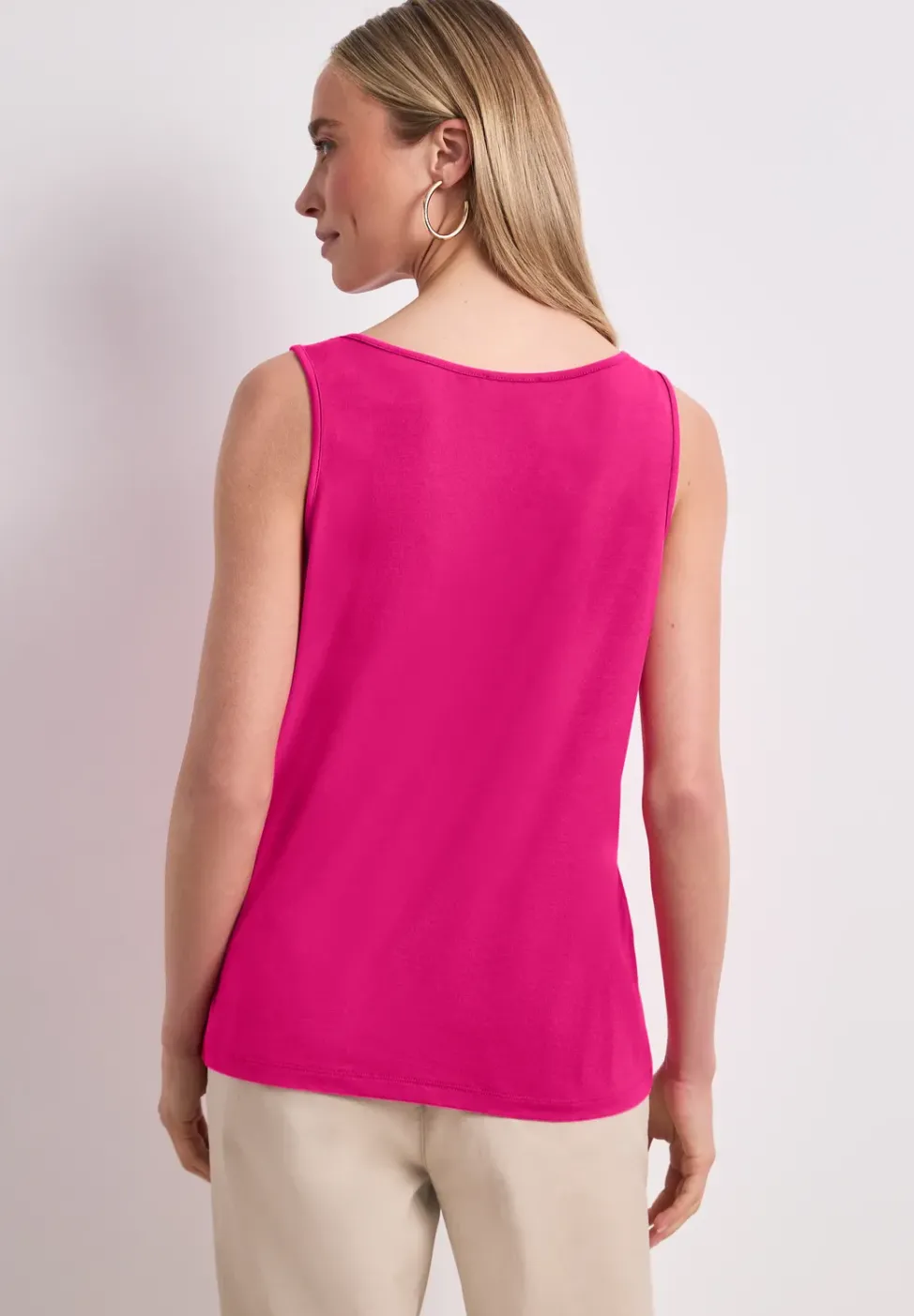 Top mit V-Neck und Knotendetail