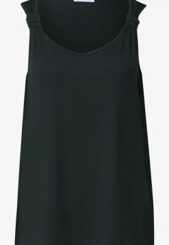 Top mit V-Neck und Knotendetail