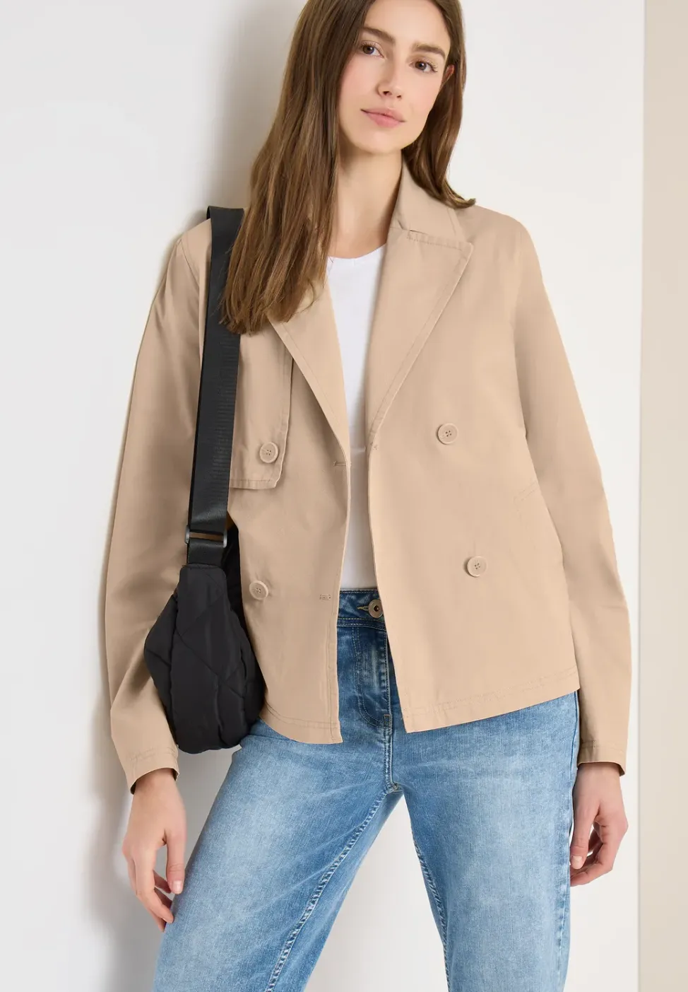 Trenchcoat in verkürzter Passform