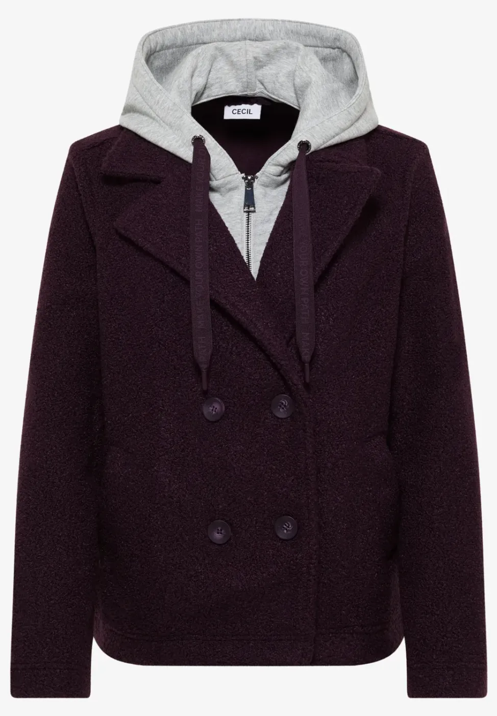 Trenchcoat mit Inlay