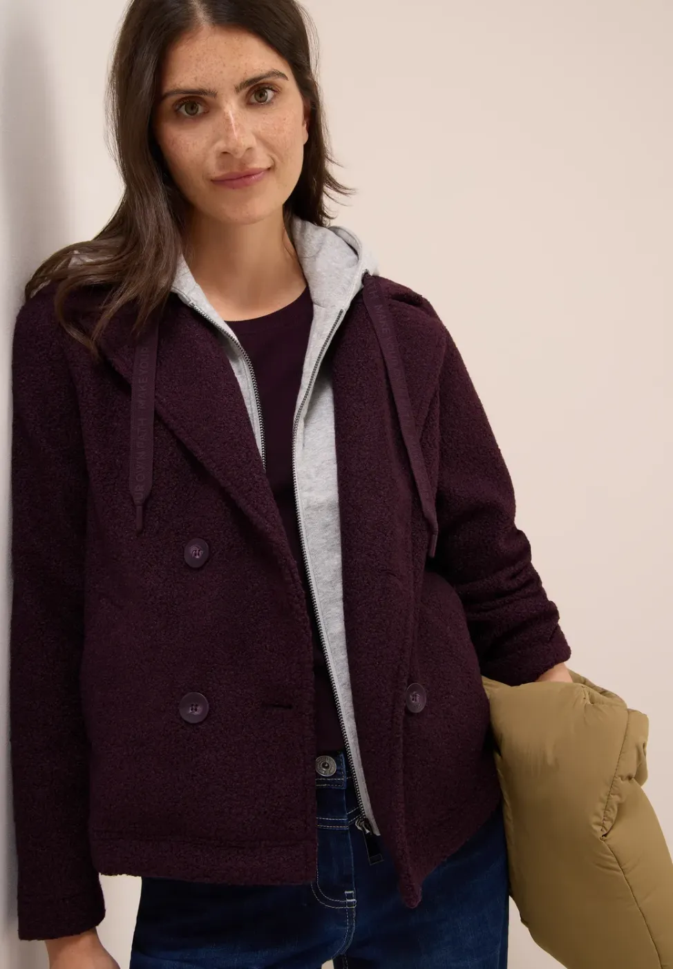 Trenchcoat mit Inlay