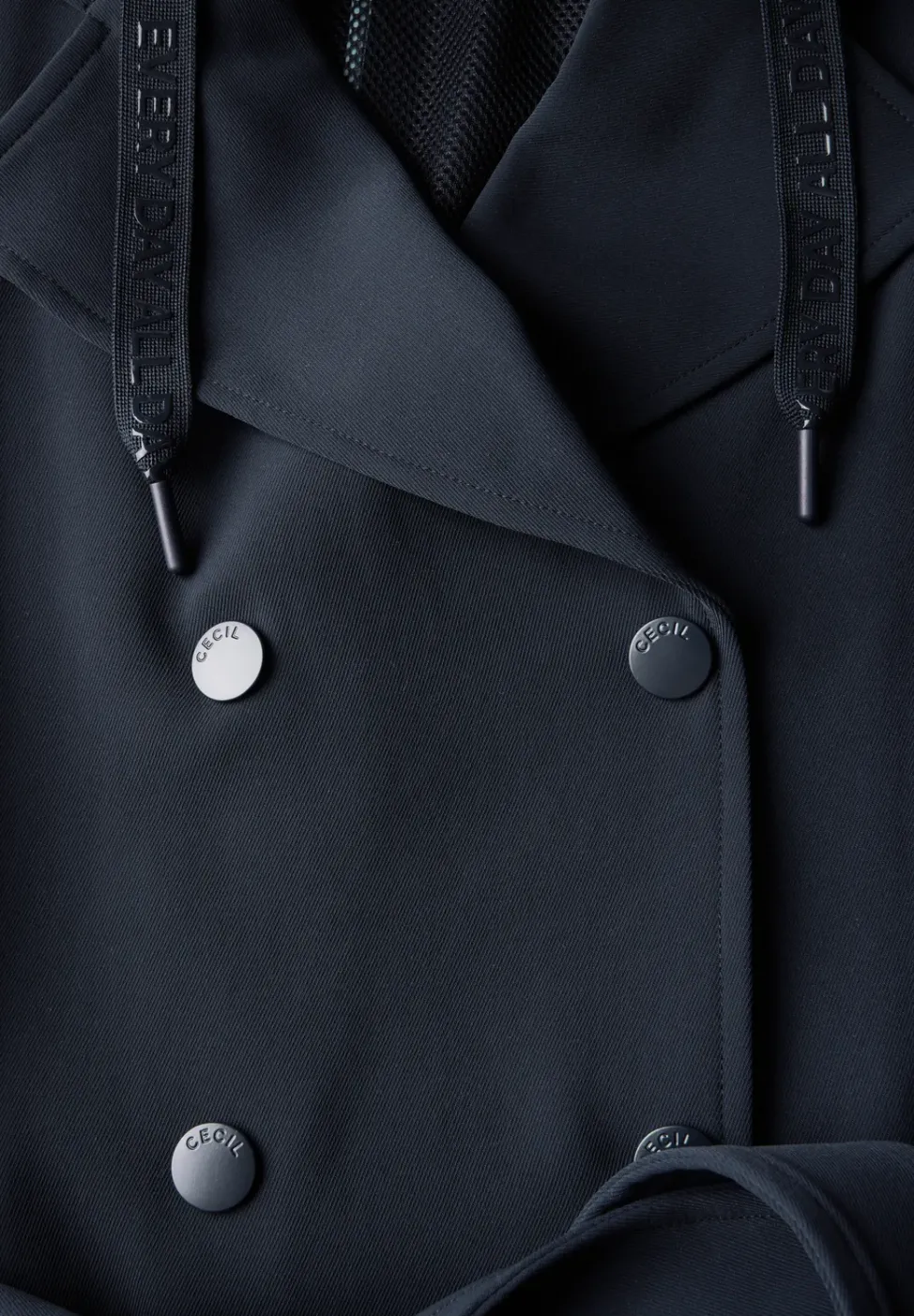 Trenchcoat mit Kapuze