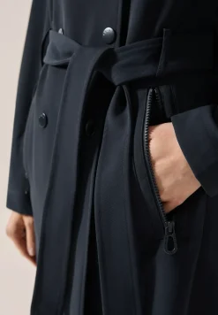 Trenchcoat mit Kapuze