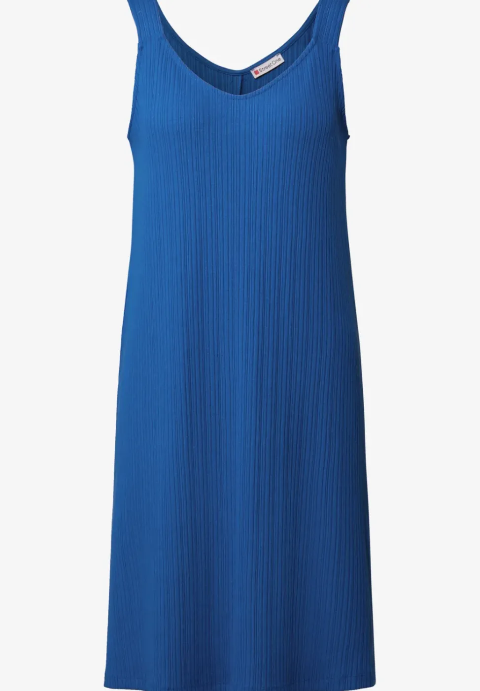 Trägerkleid in Unifarbe