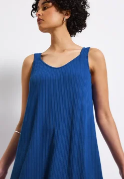 Trägerkleid in Unifarbe