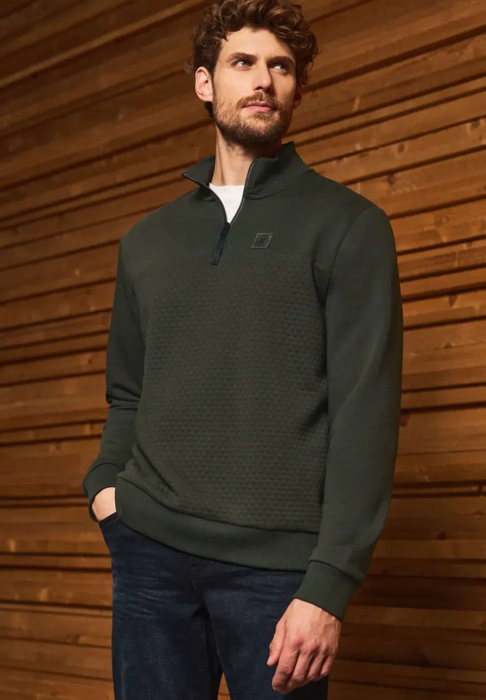 Troyer Strukturpullover