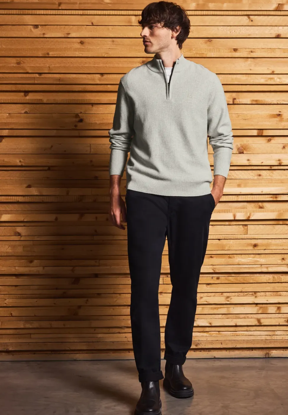 Troyer Strukturpullover