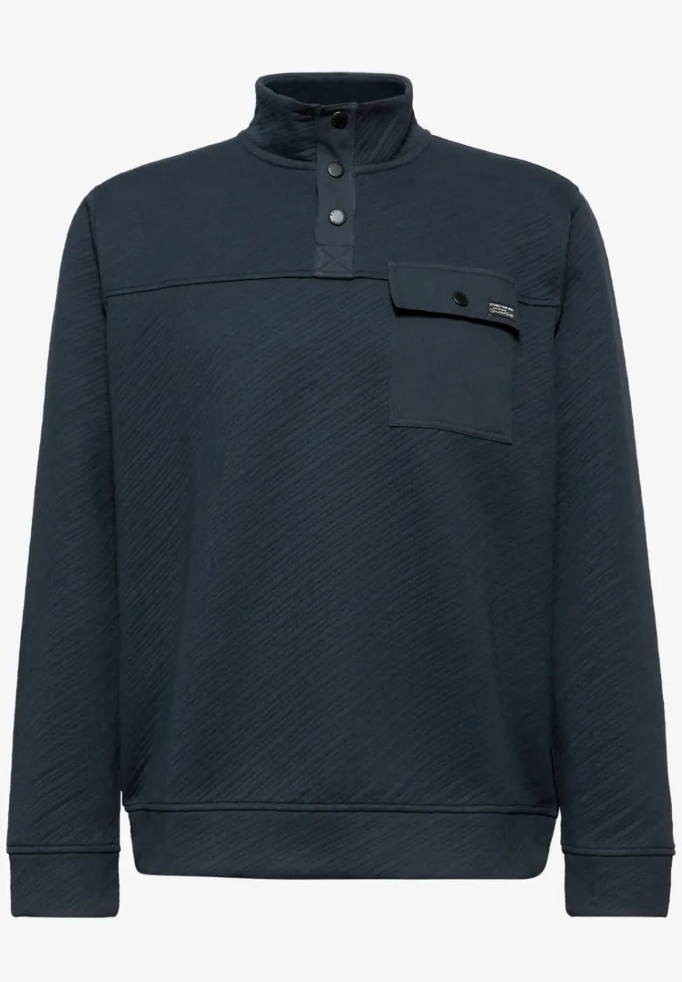 Troyer Struktursweatshirt