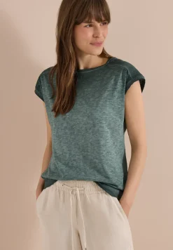 T-Shirt aus Jersey im Garment Dye Look