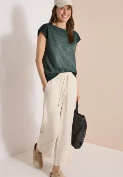 T-Shirt aus Jersey im Garment Dye Look