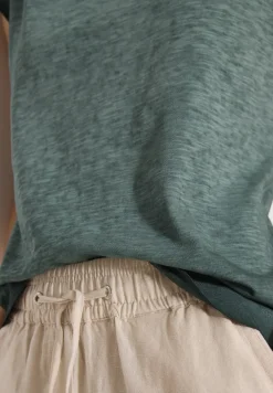 T-Shirt aus Jersey im Garment Dye Look