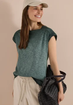T-Shirt aus Jersey im Garment Dye Look
