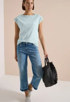 T-Shirt aus Jersey im Garment Dye Look