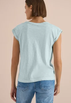 T-Shirt aus Jersey im Garment Dye Look