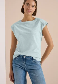 T-Shirt aus Jersey im Garment Dye Look