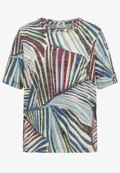 T-Shirt im Ausbrenner-Look mit Print