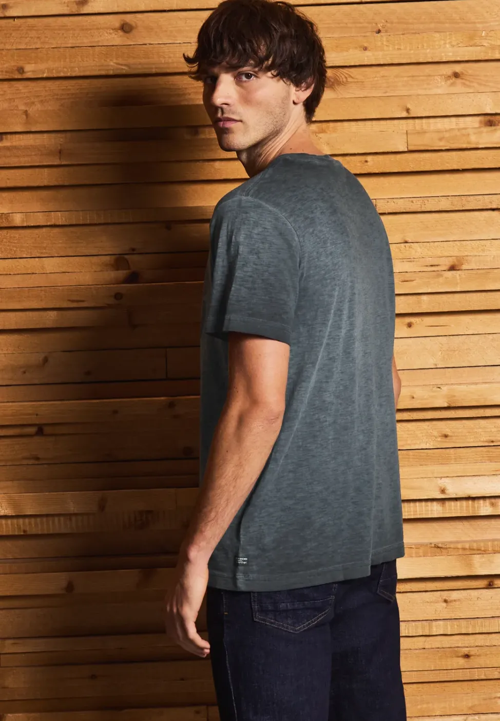 T-Shirt im Washed-Look