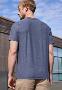 T-Shirt im Yarn Dye Streifen-Look