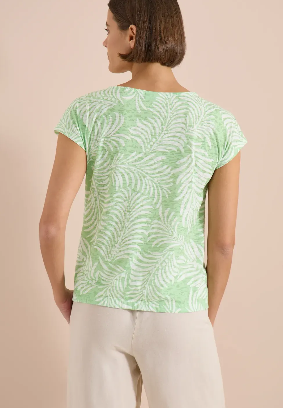 T-Shirt in Ausbrenner-Optik